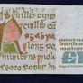 Ireland 1989 Queen Medb 1 Pound (HJK) Banknote Image 2