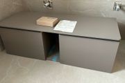 Wall mounted bathroom vanity unit