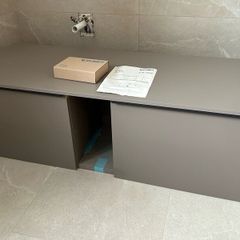 Wall mounted bathroom vanity unit