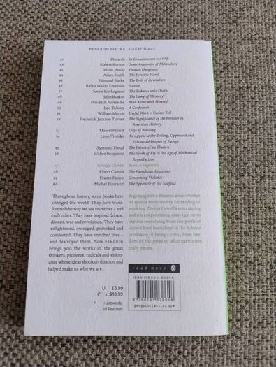George Orwell paperback in very good condition FREE STANDARD POSTAGE INCLUDED