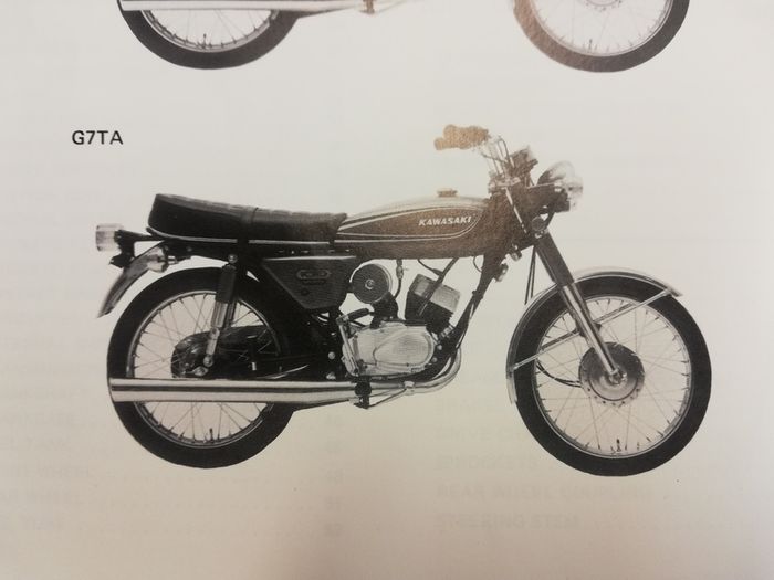 Kawasaki G Series 100 cc G5 G7S G7T shop manual
