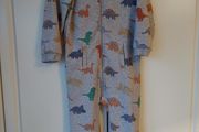 Grey colourful dinosaurs all-in-one (3-4 years)