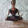 Vintage figurine of a meditating woman - Meadows & Byrne Image 9