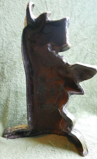 Vintage Cast Iron Scotty Dog Door Stop