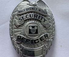 Vintage Walt Disney World Security Officer Badge