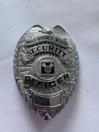 Vintage Walt Disney World Security Officer Badge