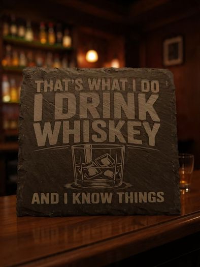 Whiskey Gift Set with Personalised Whiskey Glass