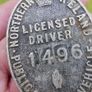 Antique Northern Ireland Licensed Driver 1496  (6" X 3") Image 5