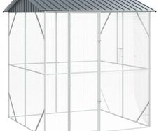 Bird Cage Anthracite 215 x 208 x 247 cm Galvanised Steel