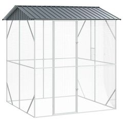 Bird Cage Anthracite 215 x 208 x 247 cm Galvanised Steel