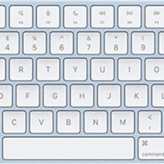 Genuine Official Apple Wireless Magic Keyboard (a2450) Qwerty Uk Layout - Blue- Brand New