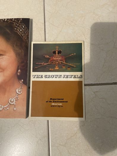 Queen Mother biography , Queen Elizabeth coronation souvenir book and Crown Jewels book bundle