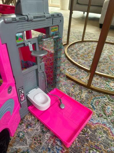 Barbie Campervan/Slide/Pool/Dolls/Accessories