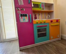 KidKraft Deluxe Big & Bright (Neon) Kitchen: Sturdy & Full of Life!