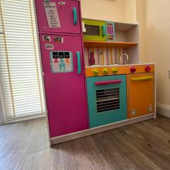 KidKraft Deluxe Big & Bright (Neon) Kitchen: Sturdy & Full of Life!