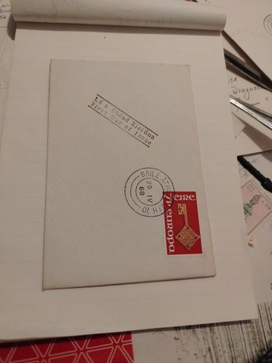 1968 Europs 7p First Day Cover