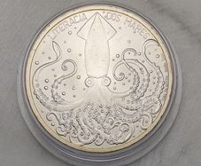 Portugal 7.5 Euro Base Metals Uncirculated Coin 2023 - Literacy of the Seas - 125 Years Vasco da Gama Aquarium