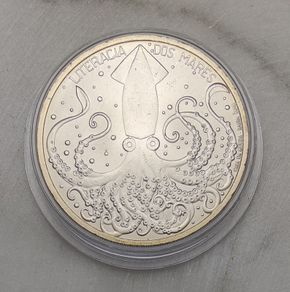 Portugal 7.5 Euro Base Metals Uncirculated Coin 2023 - Literacy of the Seas - 125 Years Vasco da Gama Aquarium