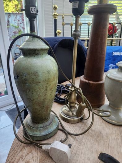 old electric lamps .