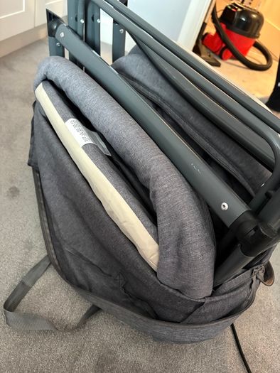 Kangu by baby elegance travel cot and next to me