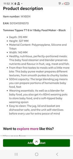 Tommee Tippee Food Maker
