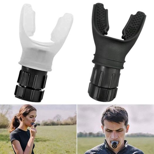 Silicone Breathing Fitness Exercise Equipment Portable Throat Adjustable Resistance Breathing Exercise Device