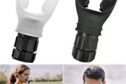 Silicone Breathing Fitness Exercise Equipment Portable Throat Adjustable Resistance Breathing Exercise Device