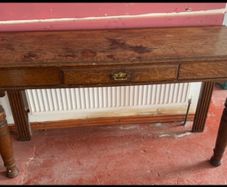 Solid Oak ANTIQUE HALL TABLE Delivery included between Dublin and County Clare.
