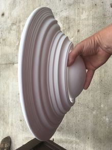Plaster wall light shades