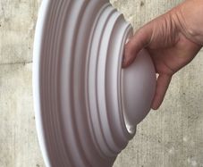 Plaster wall light shades