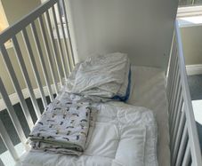 IKEA Gonatt Cot Bed and Bedding Bundle