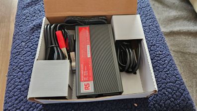 RS PRO 12V 10A 3-Stage Lead Acid Battery Charger (Unused / Brand New)