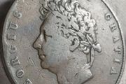 1826 Halfpenny George IV incuse lines