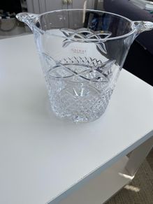 Galway crystal ice bucket wine cooler