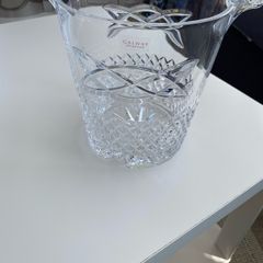 Galway crystal ice bucket wine cooler