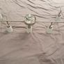 Chrome effect 5 bulb ceiling lights Image 6