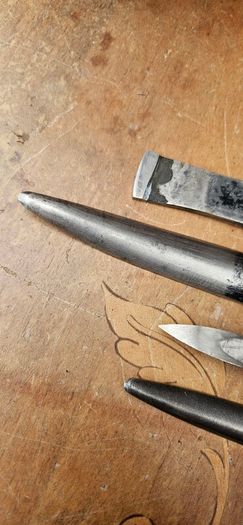 4 Moore and Wright bearing scrapers