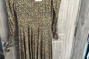 BNWT Leopard Maxi Dress - Small