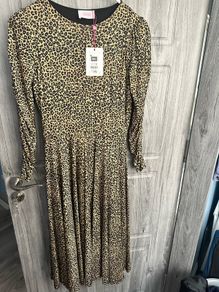 BNWT Leopard Maxi Dress - Small