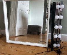Vanity mirror and lights