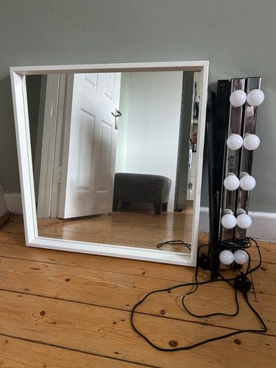 Vanity mirror and lights