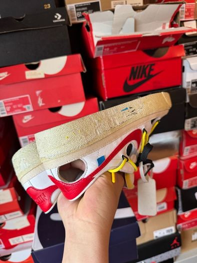 Nike Blazer Low Off White University Red DH7863-100 Custom