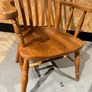 A Late Victorian farmhouse armchair. Image 3