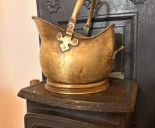 brass coal bucket