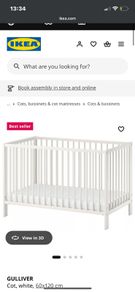ikea gulliver cot
