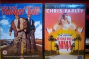 Chris Farley Dvd Bundle Collection Tommy Boy + Beverly Hills Ninja Rare Comedy Movies