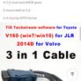 Atmel Chip for Land Rover for Jaguar for Toyota TIS for Volvo Vida 2014d OBD2 Diagnostic Scanner Cable J1850 J2534 PK Mini VCI Image 9