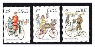 1991 Ireland Early Bicycles Commemorative Stamps Mint Never Hinged (MNH)