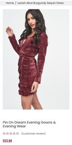 Lavish Alice Pleated Sequin Mini Dress