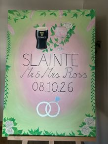 Personalised Welcome Canvas